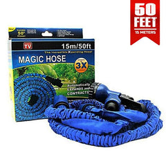 Magic Hose Pipe | Water Spray | Pressure Water Spray Jet Gun | Expandable, Flexible Garden Water Hose For Car Wash, Bike Wash, Home And Garden 50Ft ,100Ft ,150Ft And 200Ftt (random Color)