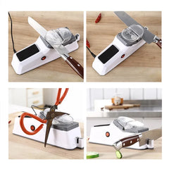 Knife Sharpener Electric | Usb Electric Knife Scissor Sharpening Tool For Kitchen | Multifunctional Electric Rechargable Knife Sharpener Professional