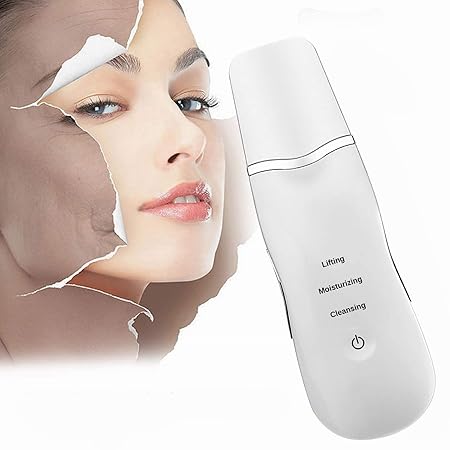 Blackhead Shovel Machine For Facial Skin Scrubber Lifting Moisturizing & Cleansing Skin Dirt Machine | Blackhead Remover Facial Cleansing Tool (white)