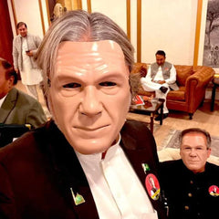 Imran Khan Face Mask Realistic Imran Khan Face Mask for Fans .