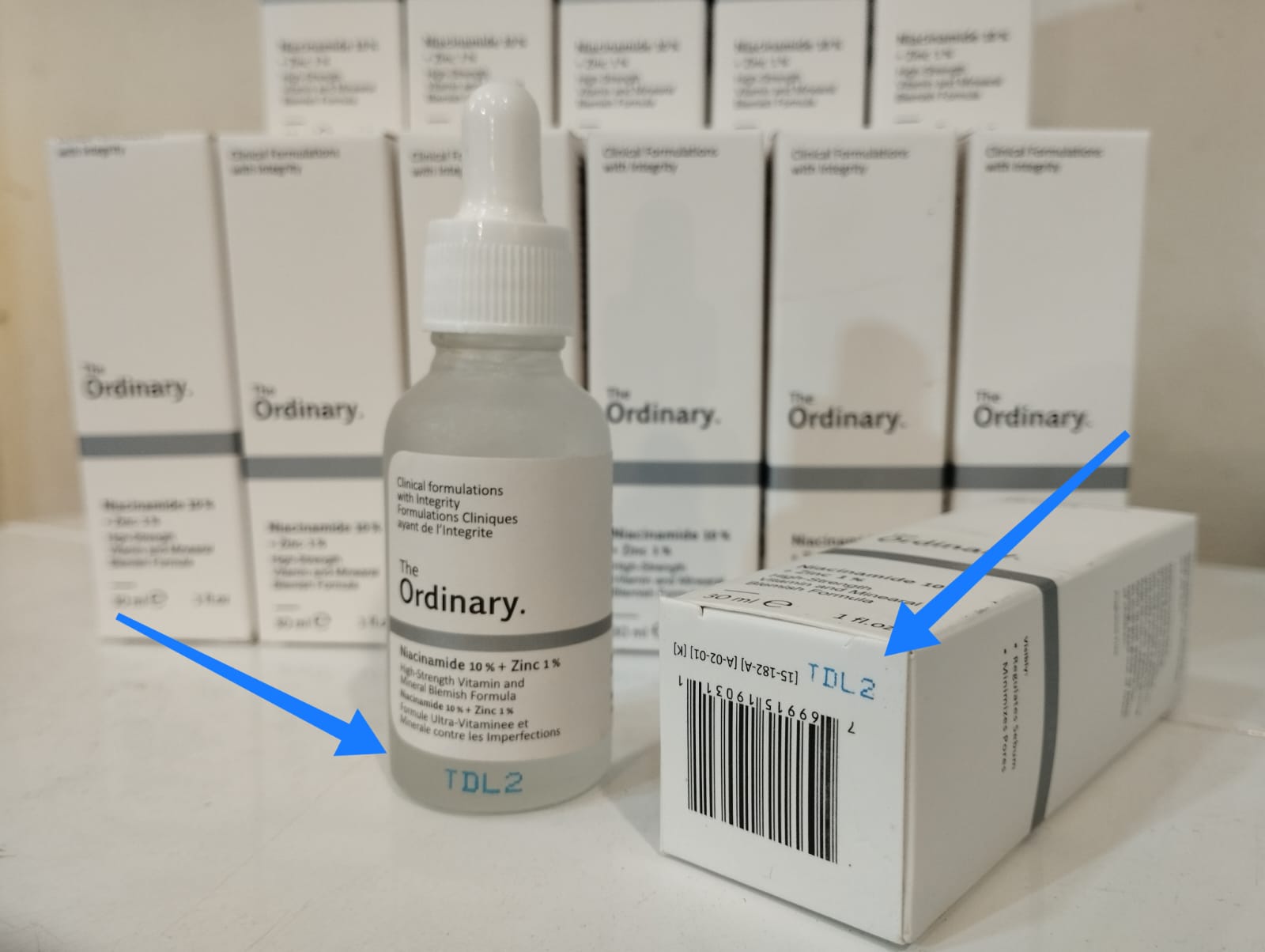 The Ordinary Niacinamide 10% + Zinc 1% Serum 30 mL With Batch Code