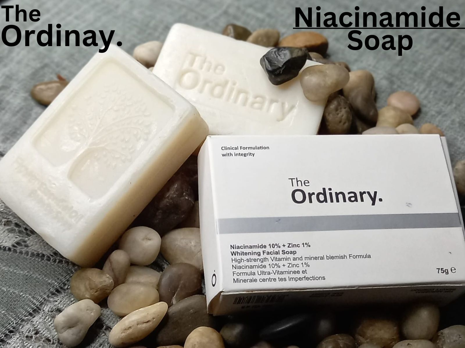 Exclusive Ordinary Deal : Niacinamide 10% + Zinc 1% Serum +  Niacinamide 10% + Zinc 1% Whitening Facial Soap