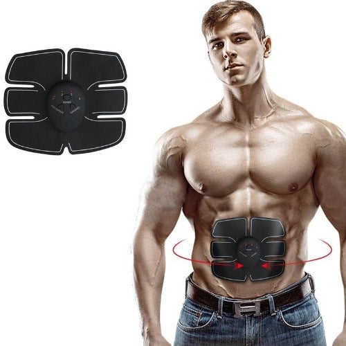 Electric Muscle Toner Ems Machine Wireless Toning Belt 6 Six Pack Abs Fat Burne