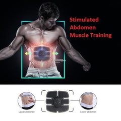 Electric Muscle Toner Ems Machine Wireless Toning Belt 6 Six Pack Abs Fat Burne