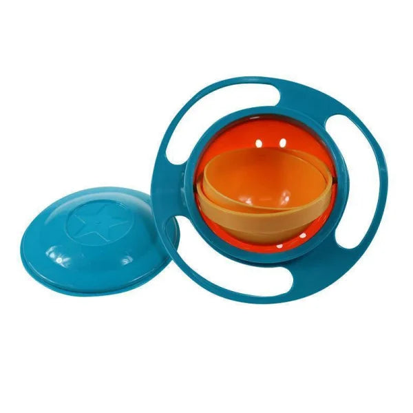 360 Degree Gyro Bowl For Feeding Baby Kids (random Color).